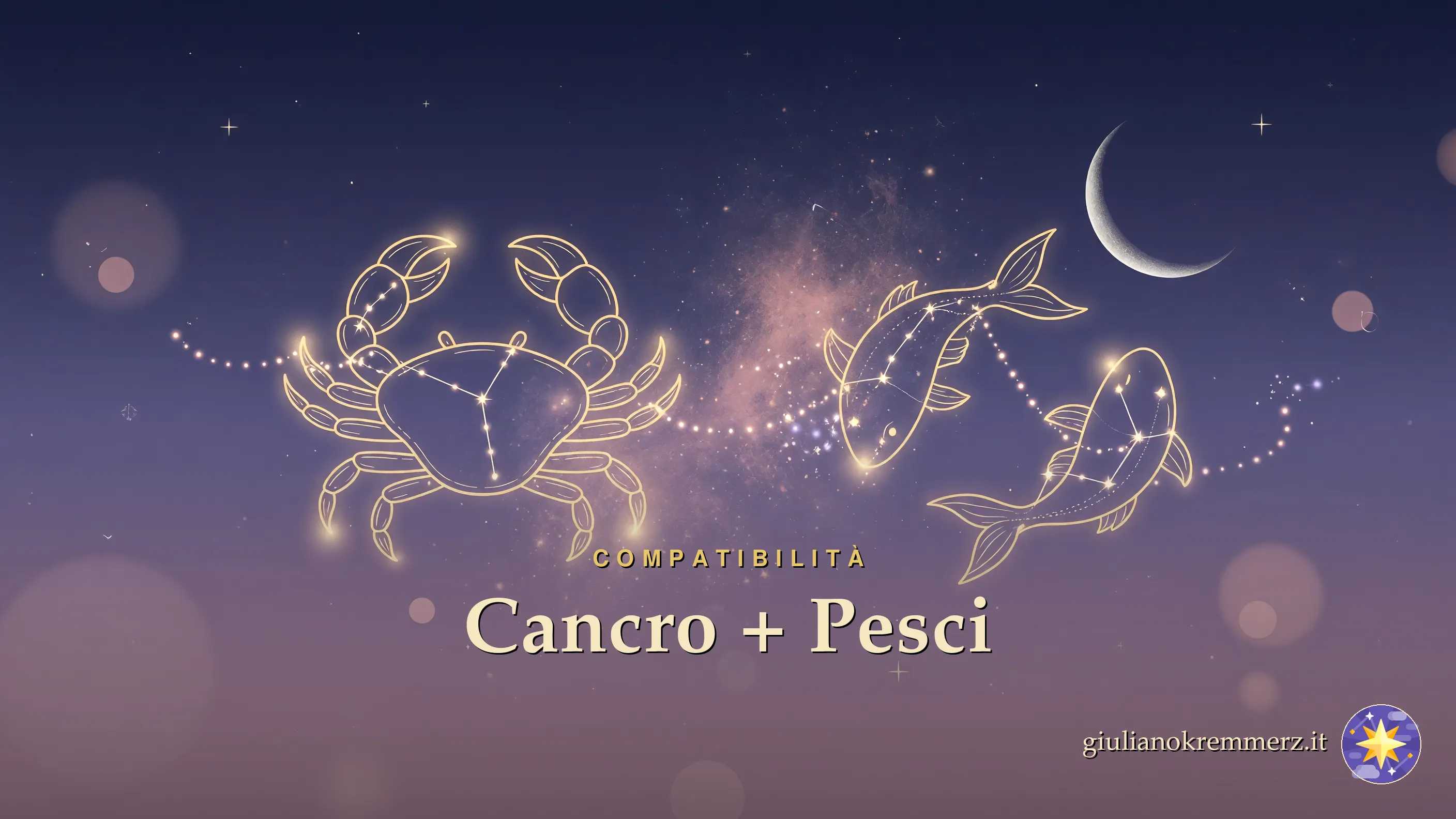 Compatibilità di coppia tra Cancro e Pesci: affinità, amore e intesa