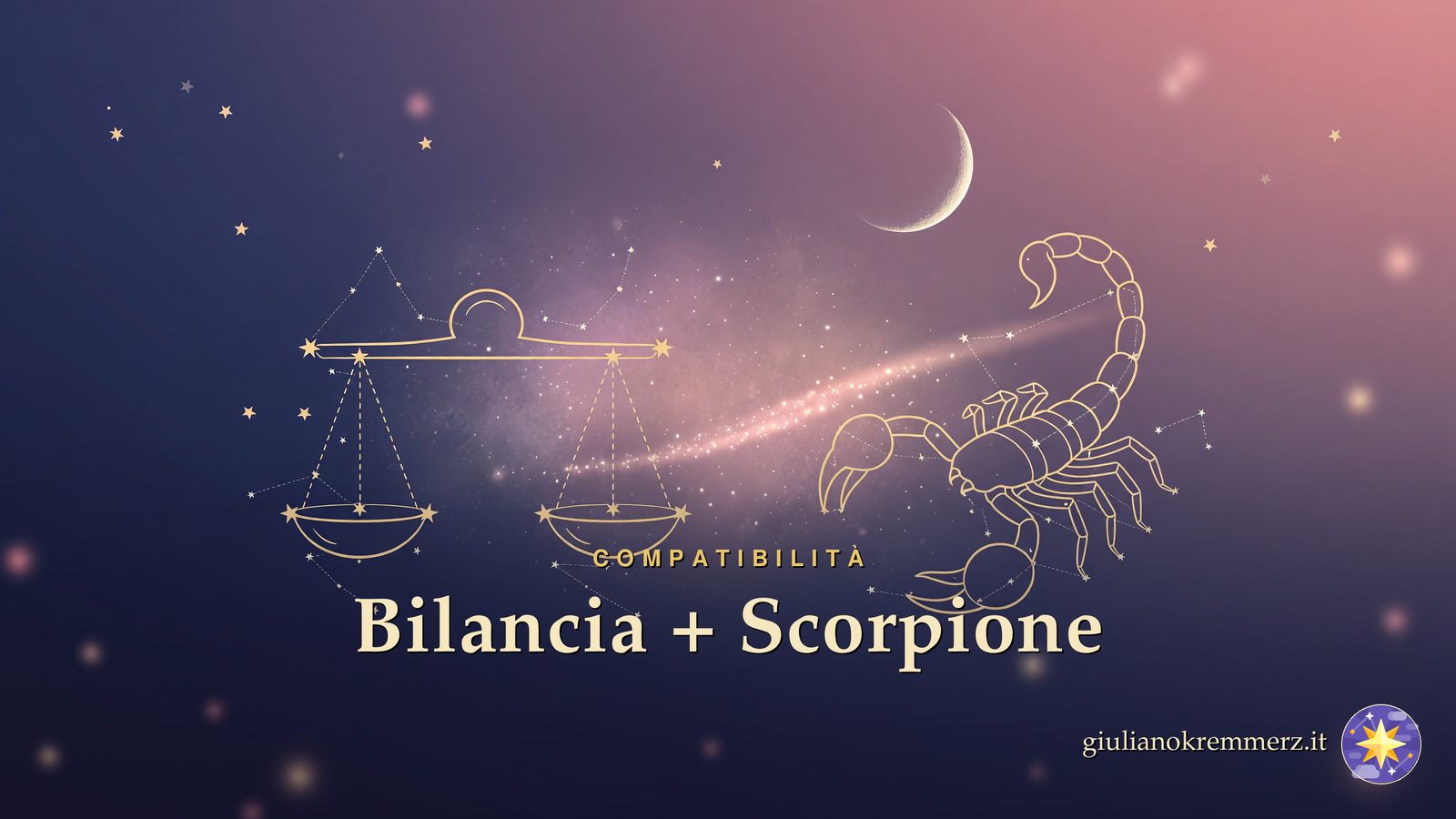 Bilancia e Scorpione: Bilancia e Scorpione: Aria e Acqua, leggerezza contro intensità.