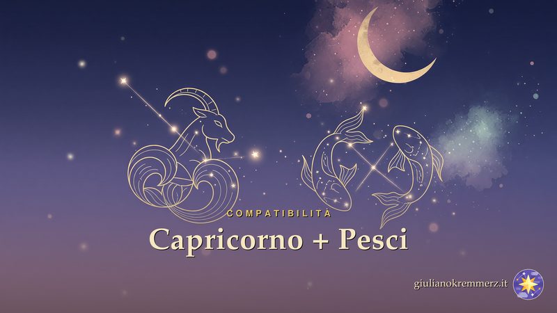 Capricorno e Pesci: Capricorno e Pesci: Terra e Acqua che si completano.