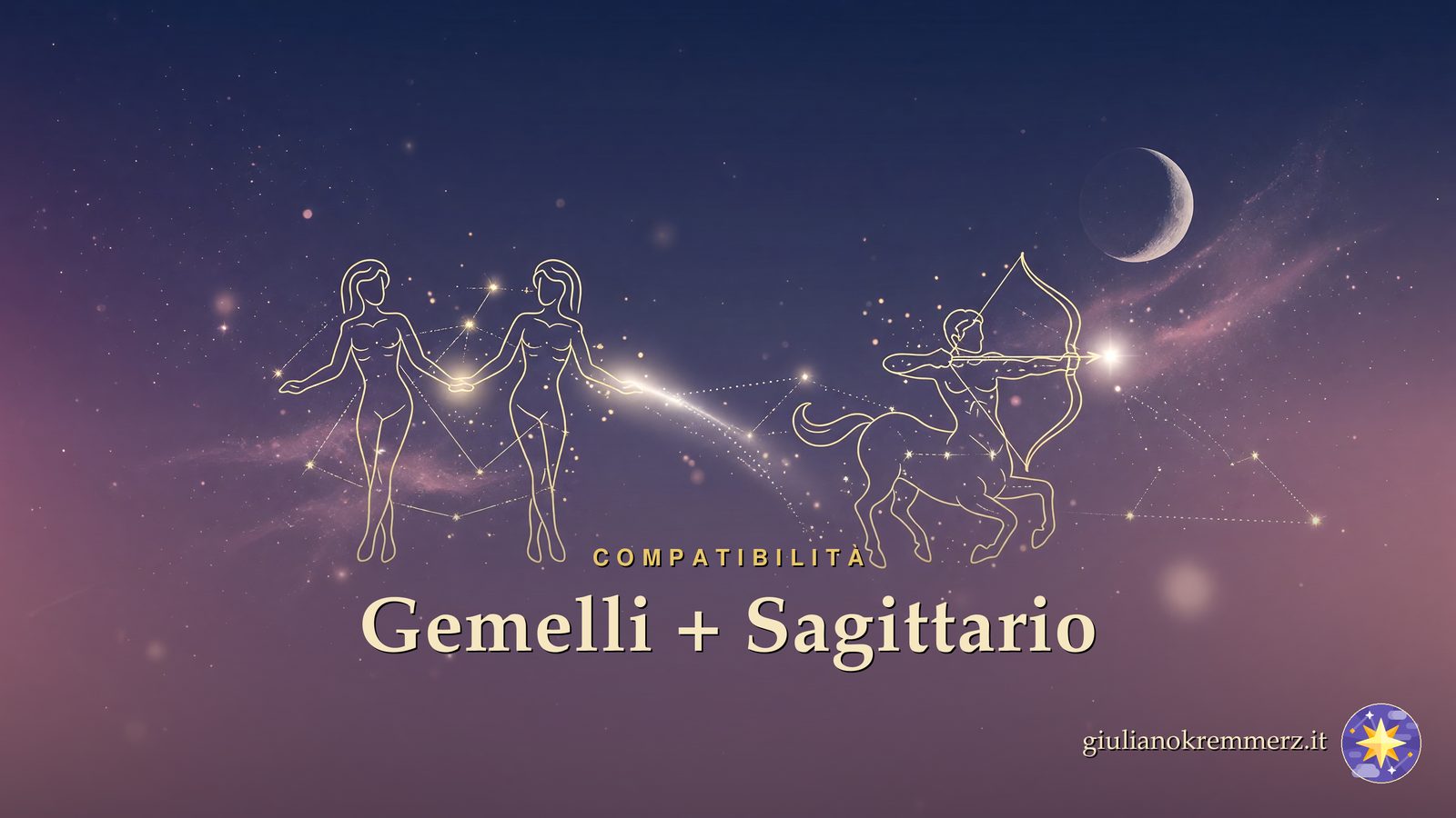 Gemelli e Sagittario: Gemelli e Sagittario sono segni opposti: curiosità e avventura.