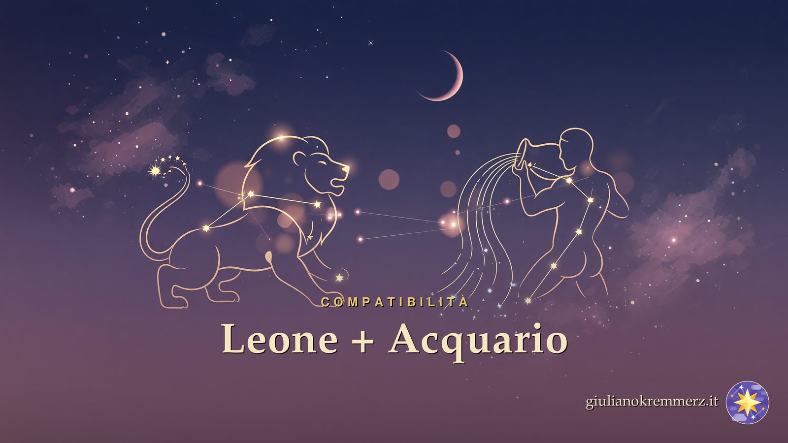 Leone e Acquario: Leone e Acquario sono segni opposti dello zodiaco: forte attrazione tra ego e libertà.