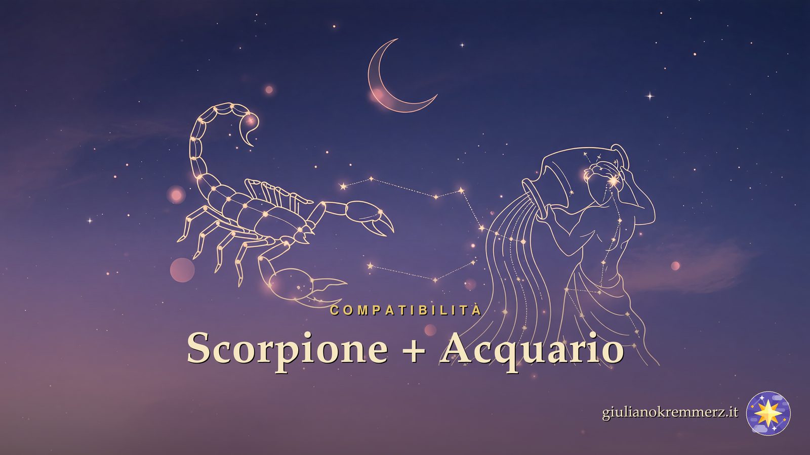 Scorpione e Acquario: Scorpione e Acquario: Acqua e Aria, due segni fissi e testardi.