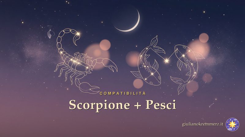 Scorpione e Pesci: Scorpione e Pesci sono due segni d'Acqua dall'intesa quasi telepatica.