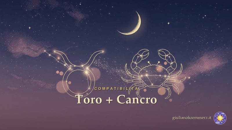 Toro e Cancro: La compatibilità tra Toro (Terra) e Cancro (Acqua) è alta: entrambi cercano sicurezza e calore domestico.