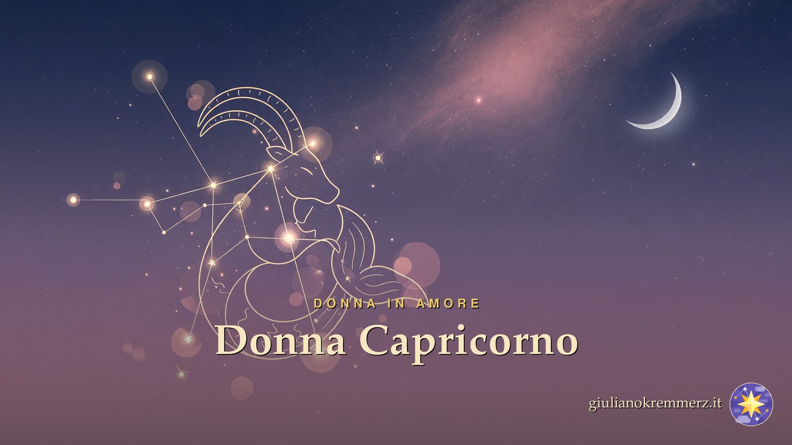 Donna Capricorno: La donna Capricorno è governata dal pianeta Saturno e radicata nell'elemento Terra, con modalità Cardinale.