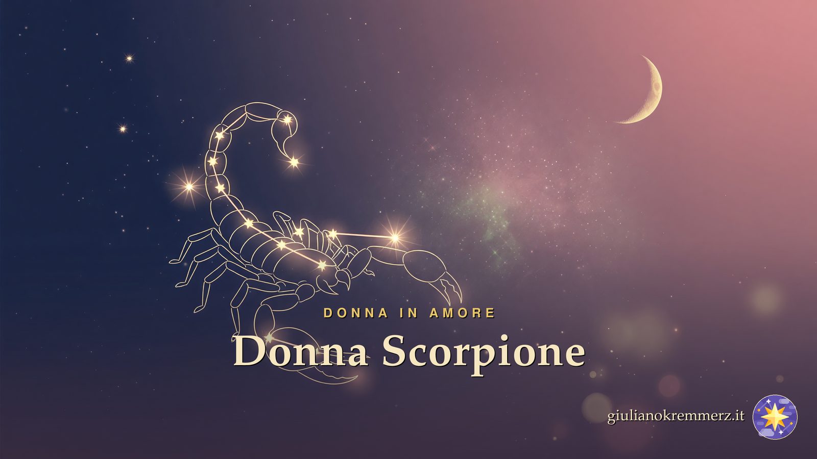 Donna Scorpione: La donna Scorpione è governata dal pianeta Plutone (Marte tradizionale) e radicata nell'elemento Acqua, con modalità Fisso.