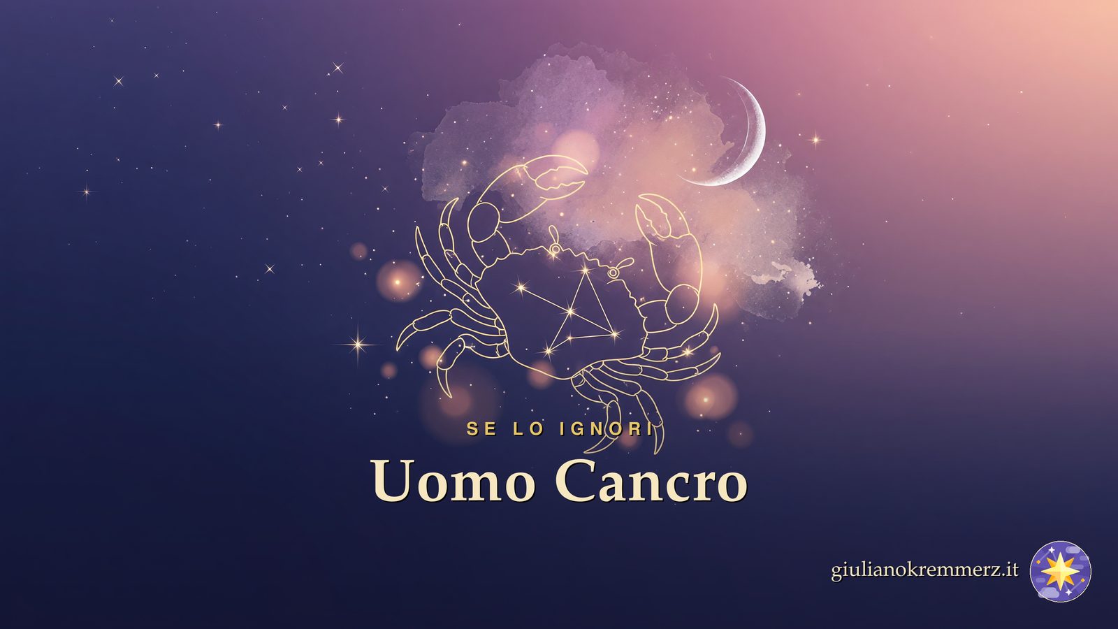 Uomo Cancro: se lo ignori: Se ignori un uomo Cancro, la risposta è un'istantanea chiusura nel guscio.