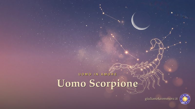 Uomo Scorpione: L'uomo Scorpione è governato dal pianeta Plutone (Marte tradizionale) e radicato nell'elemento Acqua, con modalità Fisso.