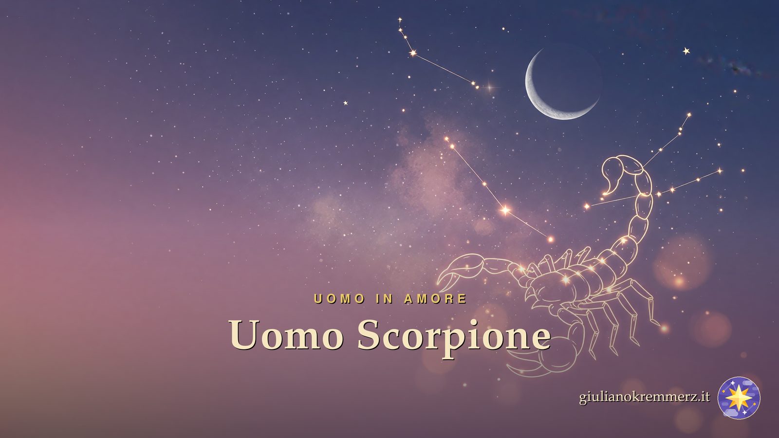 Uomo Scorpione: L'uomo Scorpione è governato dal pianeta Plutone (Marte tradizionale) e radicato nell'elemento Acqua, con modalità Fisso.