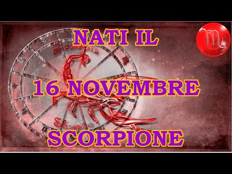 16 novembre segno zodiacale ascendente